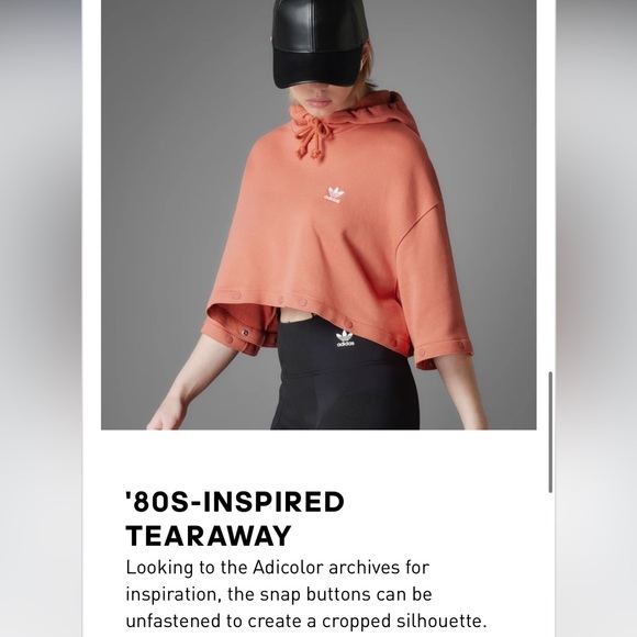 adidas Always Original Snap-Button Hoodie - Picture 7 of 16